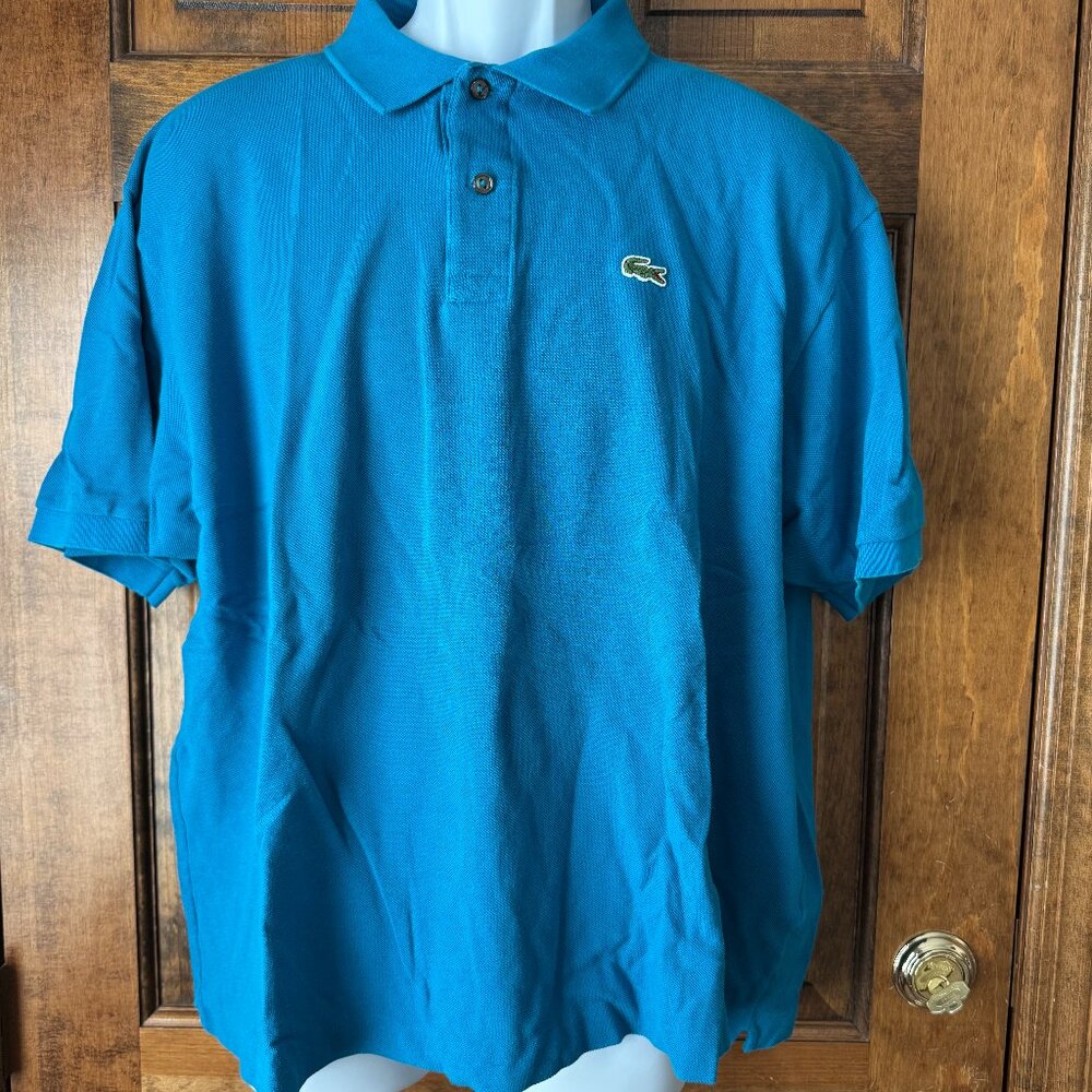 #13 Lacoste Teal Polo Short Sleeve Polo Size 8 (3XL)